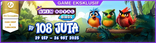 Turnamen & Cashdrop Spin Royal Birds